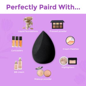 Luxury All You Need Makeup Sponge for Foundation, Makeup Sponge for Face, Beauty Blender Sponge, Makeup Puff, Flawless for Liquid, Cream, Concealer (Single)