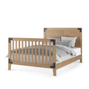 Child Craft Lucas Crib and Dresser Nursery Set, 2-Piece, Includes 4-in-1 Convertible Crib and 3-Drawer Dresser, Grows with Your Baby (Nutmeg)