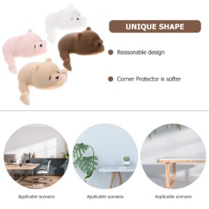 4pcs Proofing Corner Guard Bed Corner Protector Dog Animal Rubber Corner Protectors Furniture Edges Corner Table Cabinets Furniture