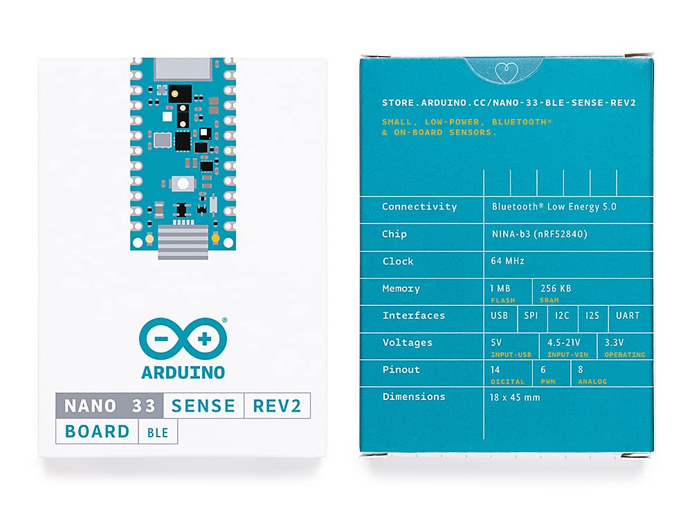 Nano 33 BLE Sense Rev2 [ABX00069]