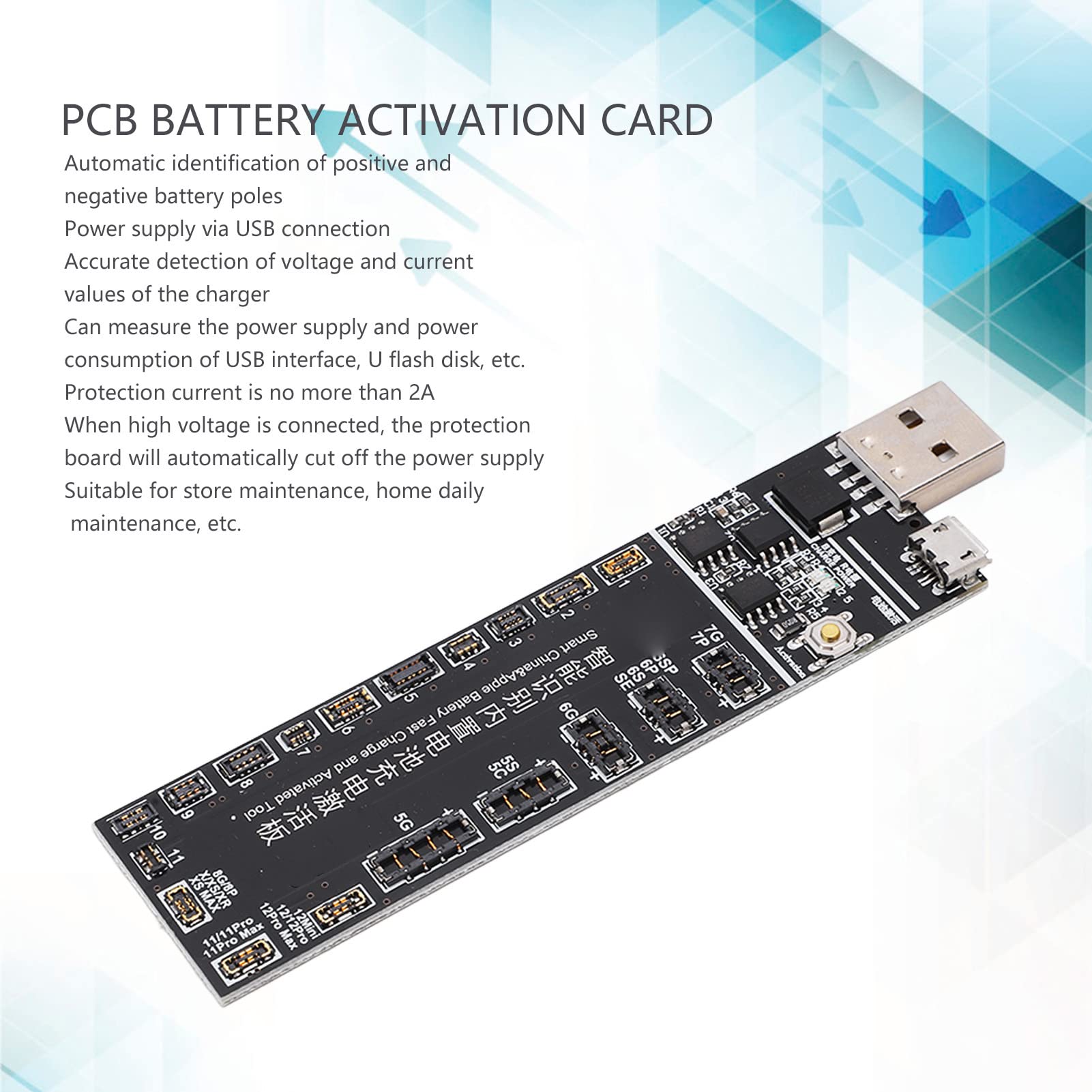 Battery Activation Board, Battery Charging Activation Board Accurate Shop Maintenance Portable Circuit Board