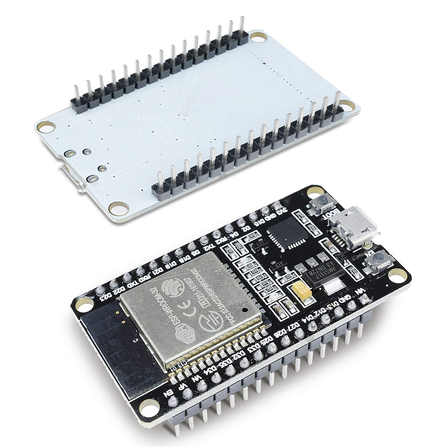 6-Pack ESP-WROOM-32 Development Board, Aideepen 30PIN ESP32S ESP-WROOM-32 Board 2.4GHz Dual-Core Compatible with Arduin, Nodemcu,and MicroPython