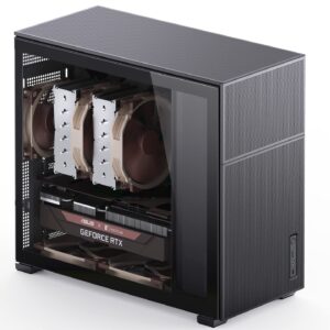 JONSBO D41 MESH Black ATX Computer Case, ATX/M-ATX Mainboard/Support RTX 4090(335-400mm) GPU 360/280AIO,Power ATX/SFX: 100mm-220mm Multiple Tool-Free Design, Black