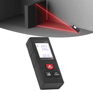 Distance Finder, Wide Range Low Power Consumption High Accuracy Distance Meter Quick for Construction Works