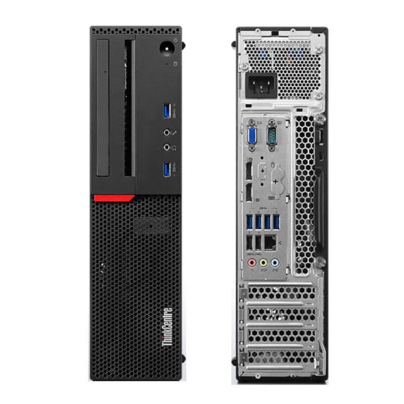 Lenovo Desktop Computer PC with 24" Full HD Monitor, Intel i7-6700 Processor,16GB DDR4 RAM, 256GB SSD, 2TB Hard Drive,WiFi,Bluetooth, DVD-RW,Wireless Keyboard Mouse,Win10 Pro (Renewed)