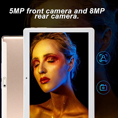 Pomya Tablet, 10.1 Inch 1280x800 IPS Touch Screen Tablet for 5.1, 1GB RAM 16GB ROM HD Tablet with Dual Cameras, Octa Core Tablet for Work, Game