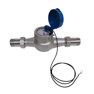 nsf 61 certified 1 inch multi-jet stainless steel totalizing water meter with pulse output, epdm seals