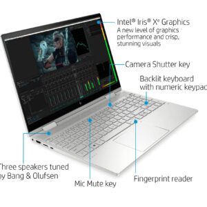 HP Envy 2-in-1 15.6" FHD Touch x360 Laptop - Intel Core i5-1135G7 - Intel Iris Xe Graphics - Windows 10-16GB RAM - 1TB SSD - Fingerprint Reader - w/HDMI Cable