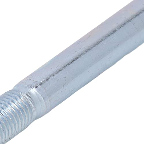 Hex Half Tooth Bolts, Hard Wearing Carbon Steel Half Thread Bolt High Hardness Strong Lengthened for Lawn Mower(10x250)