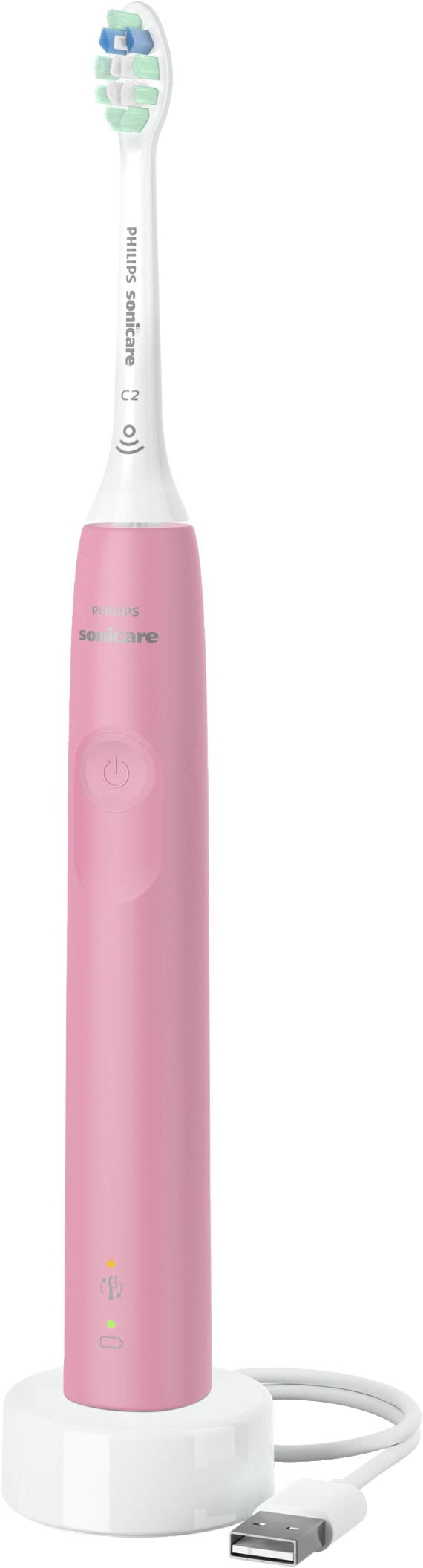 PHILIPS Sonicare ProtectiveClean 4100 Rechargeable Electric Toothbrush, Deep Pink - Plaque Control with Pressure Sensor, Up to 2 Weeks Operating Time, Broage Random Color Electric Toothbrush