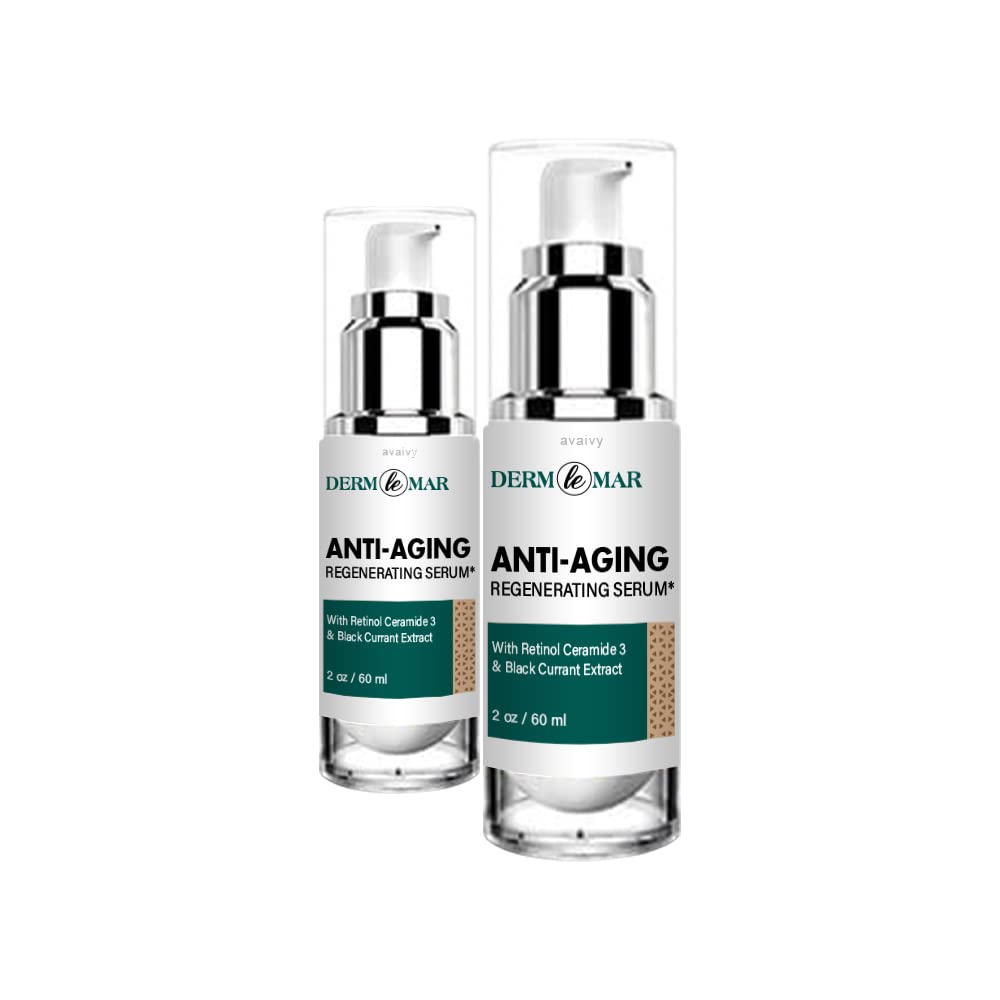 Derm Le Mar Skin - Derm Le Mar Anti-Aging Serum (2 Pack, 4oz)