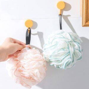 10 Pack Loofah Bath Sponge Luffa,50g Exfoliating Shower Pouf Balls for Women,Men,Scrubber Cleaning Loofah Bathing Accessories