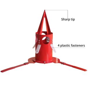 Big Bag Dispenser for Warehouse Farm Home (Red)