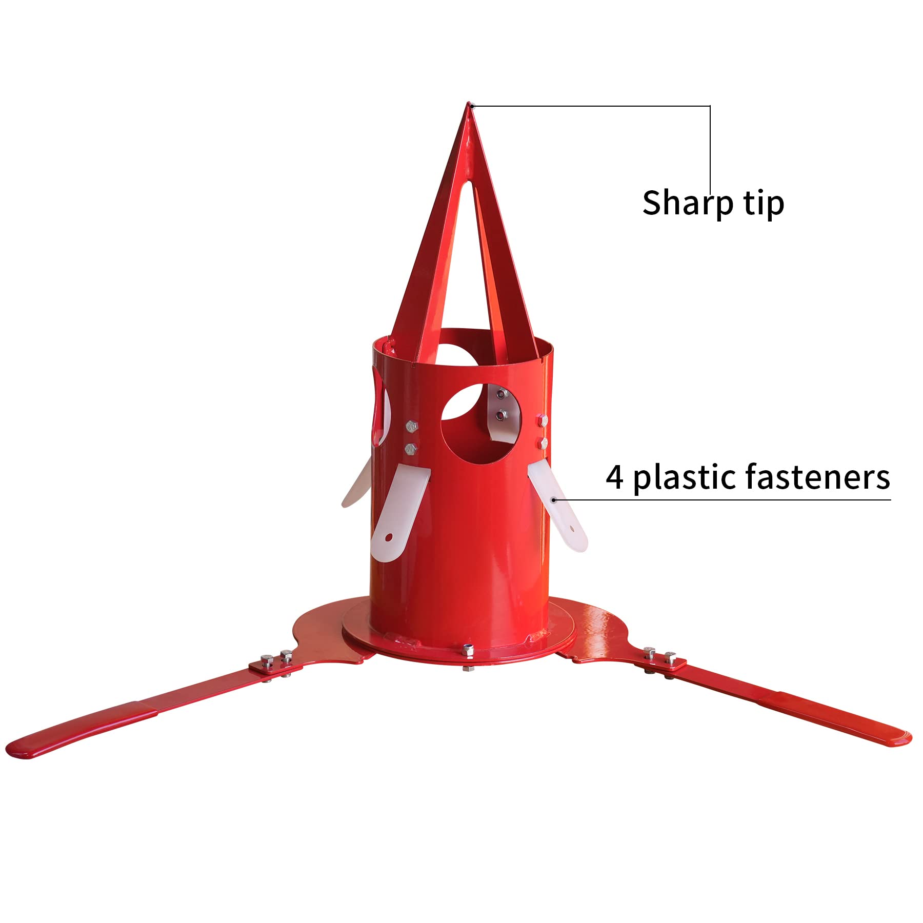 Big Bag Dispenser for Warehouse Farm Home (Red)