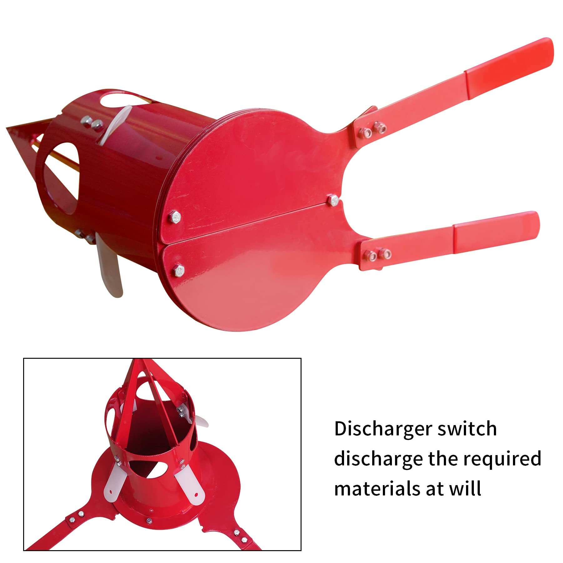 Big Bag Dispenser for Warehouse Farm Home (Red)