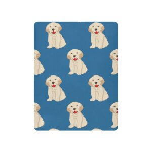 Labrador Golden Retriever Dog Baby Crib Sheets Soft Toddler Bed Sheets Breathable Mattress Cover Baby Sheets for Stroller Crib Mattress Infant Unisex Girl, 52 * 28 * 9in