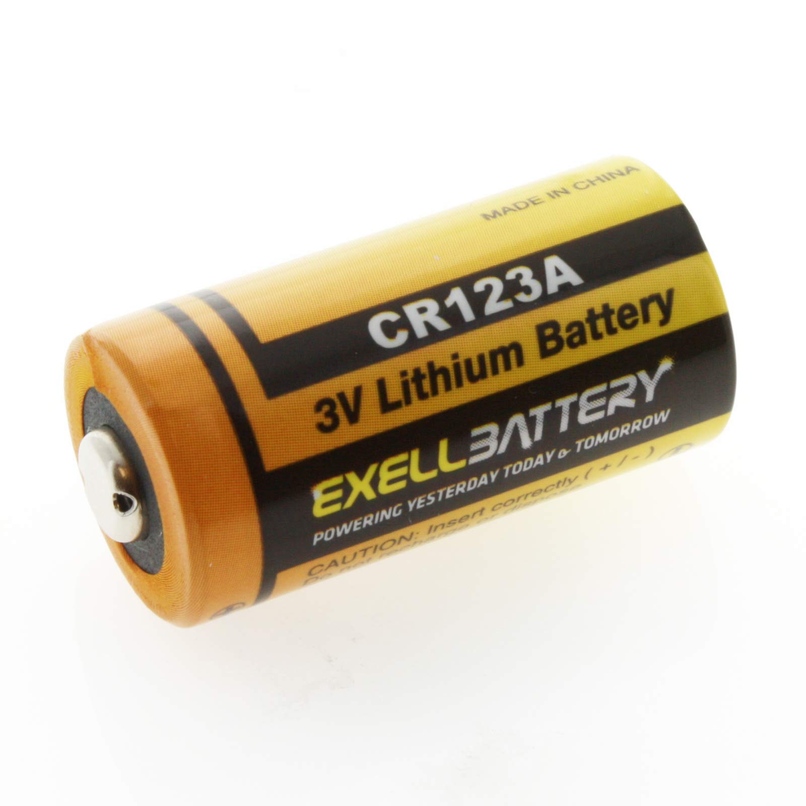 (50-Pack) 3.0V Exell EB-CR123A Lithium Battery Replaces DL123A, EL123AP, SF123A, DL123, DL123A, DL123A2, CR123-2 PRCR123-2 RL123A RL123A-1 | Highest Capacity ON The Market 1700mAh|