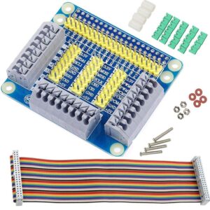 redtagcanada for gpio expansion board raspberry pi shield for arduino for raspberry pi 4b/3b gpio extension board multi-function with screw accessories for raspberry pi 3/2 diy kit w/40 pins f/f cable