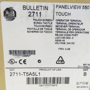 2711-T5A5L1 PanelView 550 2711-T5A5L1 Touch Panel Sealed in Box 1 Year Warranty Fast