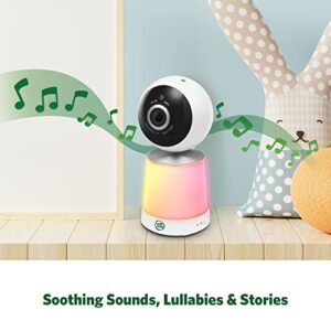 LeapFrog LF1726FHD Baby Monitor, 5.5' 1080p Screen, Up to 2500 ft range, Pan-Tilt-Zoom, Night Light, Color Night Vision, Soothing Sounds, Secure Transmission, Secure Transmission No WiFi