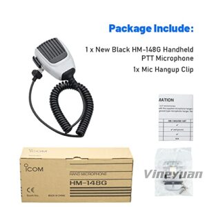 Vineyuan HM-148G Handheld PTT Microphone Heavy Duty for ICOM ICF5061D ICF6061D ICF1721 IC2721 ICF9511 IC952 Radios