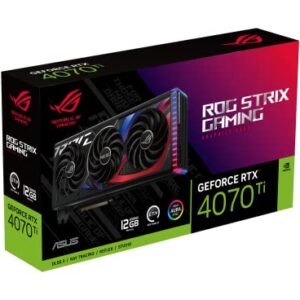 ASUS ROG Strix NVIDIA GeForce RTX™ 4070 Ti Gaming Graphics Card (PCIe 4.0, 12GB GDDR6X, HDMI 2.1a, DisplayPort 1.4a)