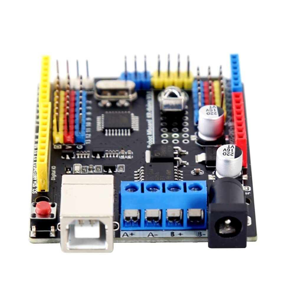 MiOYOOW DC Motor Driver Module, L293D Dual DC Driver Controller Board 0.6A Development Board