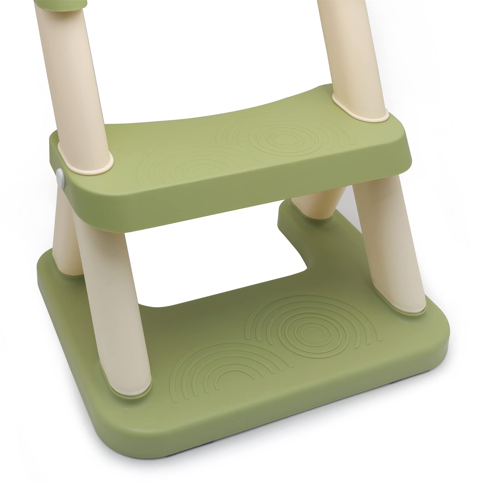 𝐇𝐀𝐒𝐤𝐮𝐥𝐥𝐞 Toddler Potty Training Toilet, Potty Training Seat With Ladder, Toddler Toilet Training Potty for Kids Boys Girls, Non-slip Foldable, Green