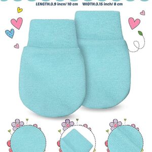 Baby Mittens 0-6 Months, Baby Mittens, Newborn Mittens No Scratch Mittens Newborn, Baby Gloves 0-6 Months, Newborn Gloves, Guantes Para Bebes De 0-3 Meses, Eczema Gloves 6 Pairs (Set A)