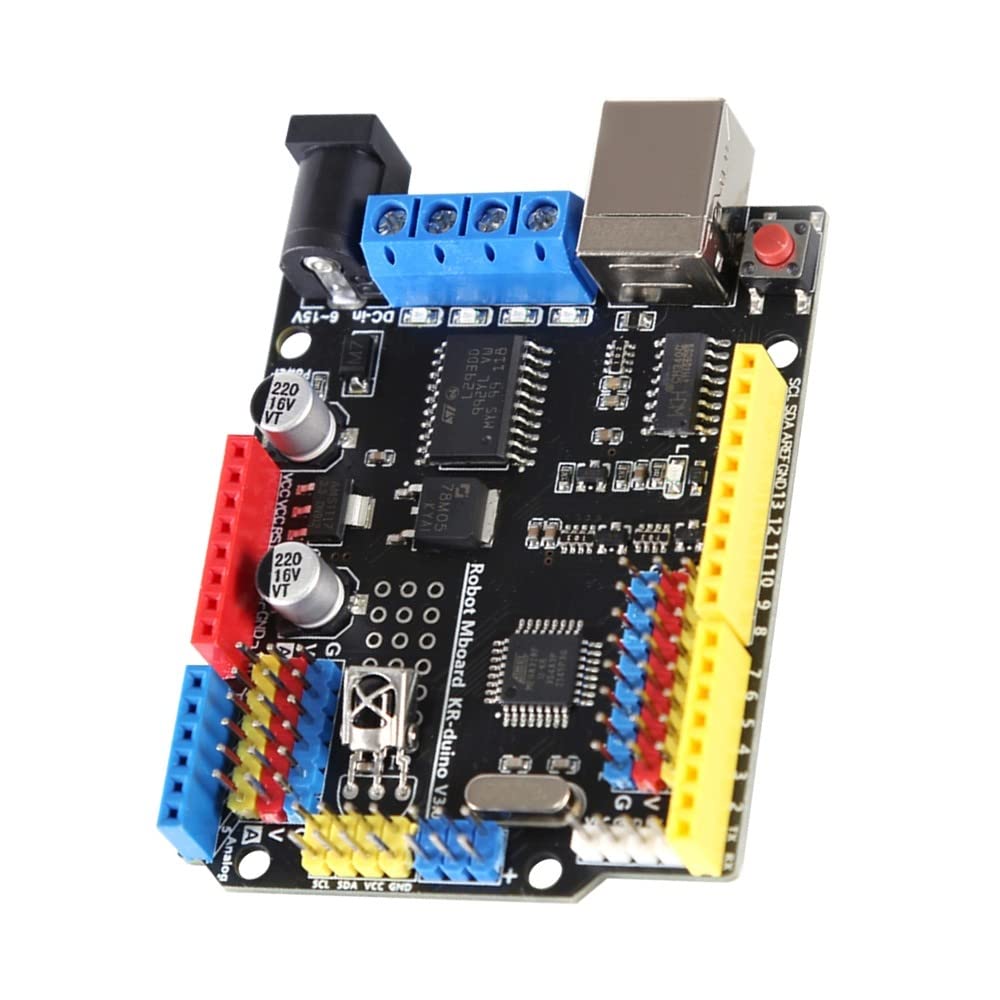 MiOYOOW DC Motor Driver Module, L293D Dual DC Driver Controller Board 0.6A Development Board