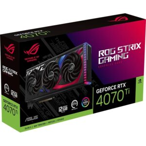 ASUS ROG Strix NVIDIA GeForce RTX™ 4070 Ti Gaming Graphics Card (PCIe 4.0, 12GB GDDR6X, HDMI 2.1a, DisplayPort 1.4a)