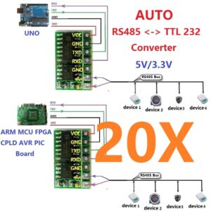 3.3V Auto RS485 to LvTTL RS232 Transceiver Converter SP3485 Module (4)