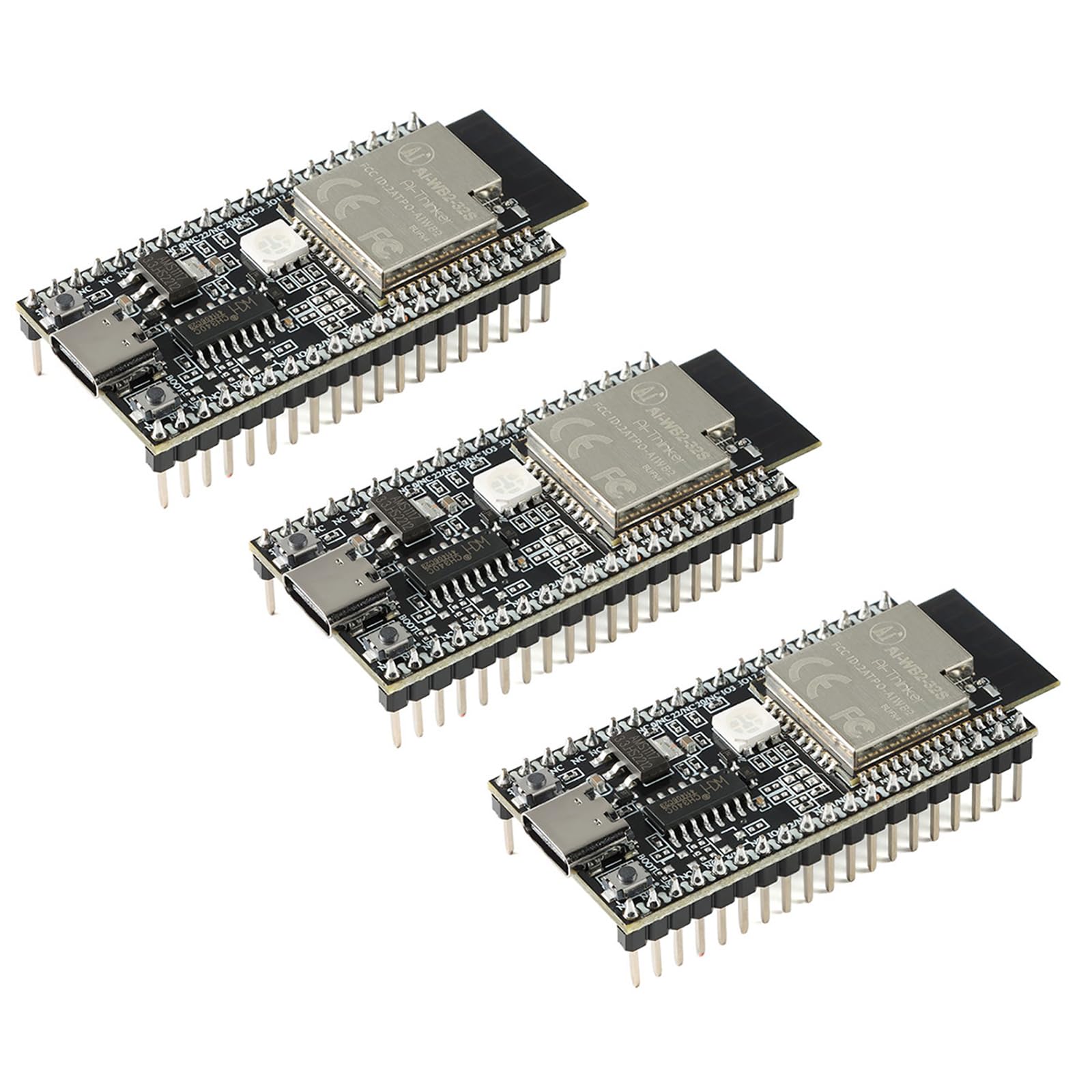 EC Buying 3Pcs NodeMCU Ai-WB2-32S WiFi Development Board BT 5.0 Bluetooth 5.0 Wireless Development Board NodeMCU-Ai-WB2-32S-Kit Type-C Interface