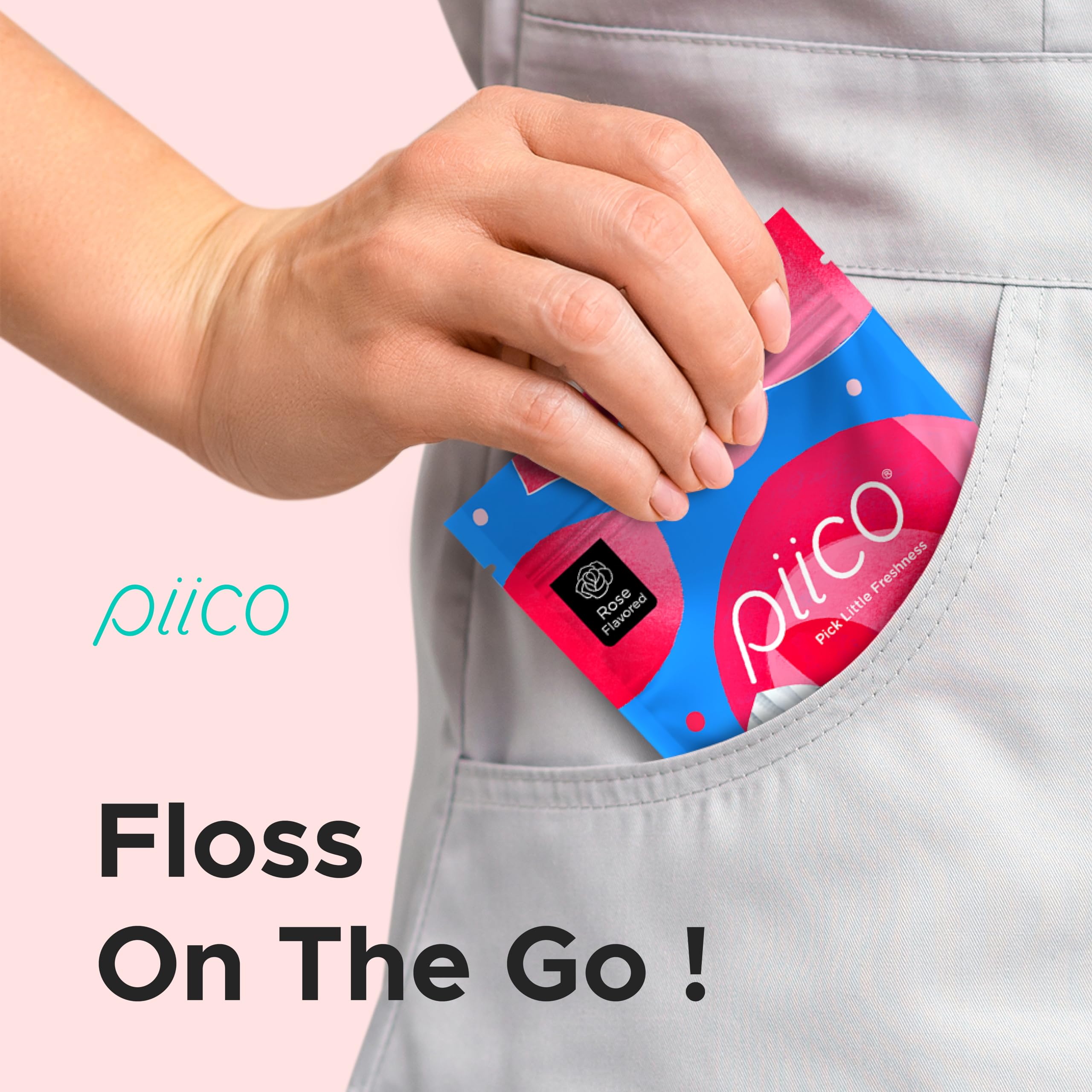 Piico Dental Floss Toothpicks Flavors Bundle - 400 pcs. Shred-Resistant Flossers for Adults with Xylitol Formula | Oral Care for Strong Teeth & Gums Virtual Bundle and Sell for 15% Discount