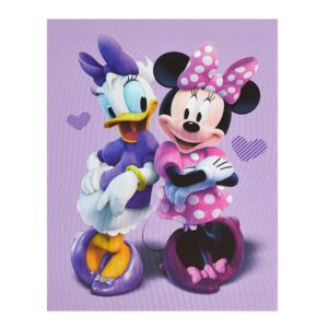 Idea Nuova Disney Minnie Mouse Canvas LED Wall Art,Childrens Wall Hanging Décor,11.5"x15.75"