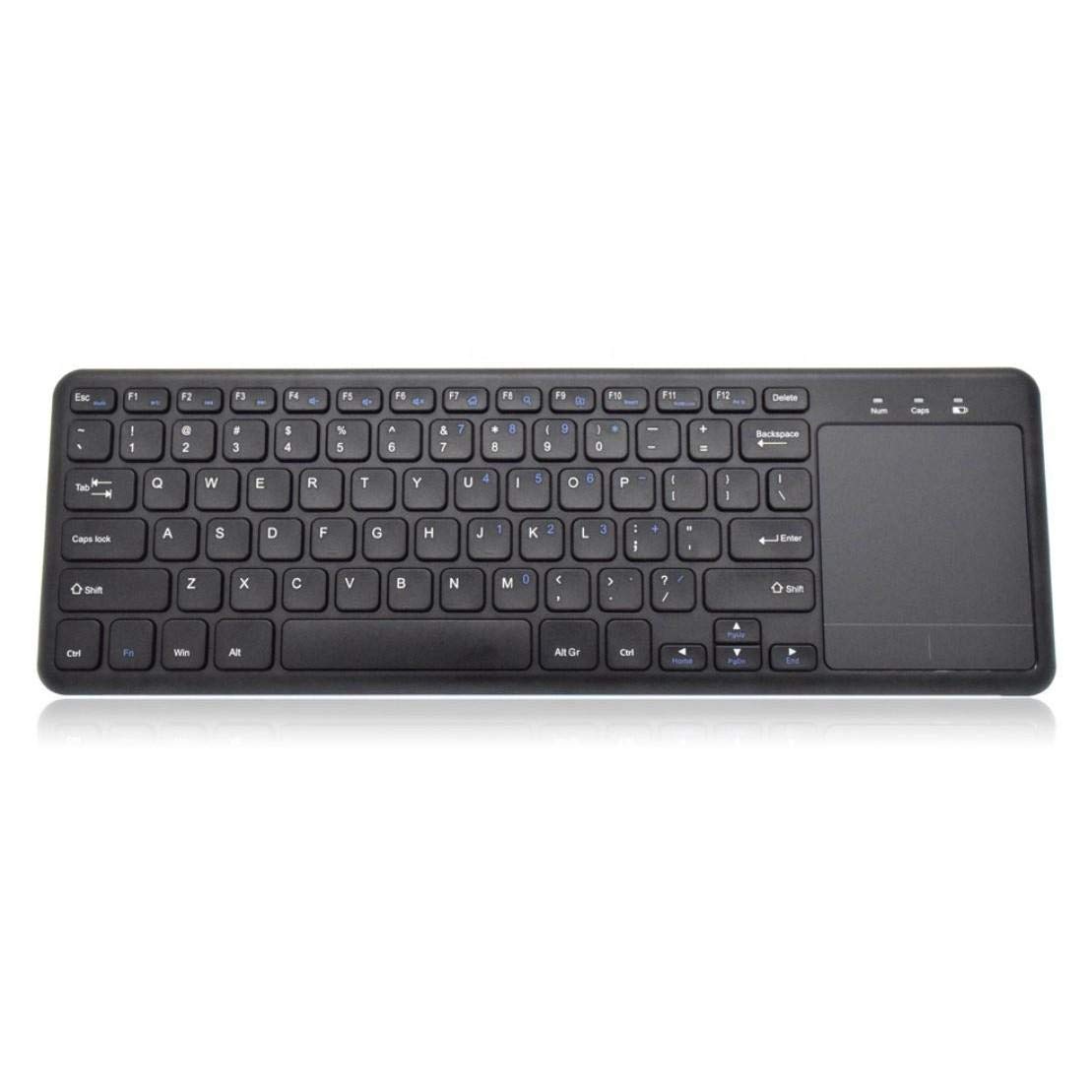 BoxWave Keyboard Compatible with Dell G15 Gaming (5515) (Keyboard MediaOne Keyboard with TouchPad, USB Fullsize Keyboard PC Wireless TrackPad for Dell G15 Gaming (5515) - Jet Black