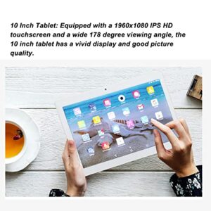 Yoidesu Tablet 10 inch, 11 Tablet, 2GB RAM 32GB ROM, 1920x1080 IPS Touch Screen, 2MP + 5MP Dual Camera, WiFi, 4000mAh (US Plug)