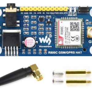 R800C GSM/GPRS HAT for Raspberry Pi and Jetson Nano Supports 2G Communication Phone Call and SMS GPRS with UART Interface @XYGStudy