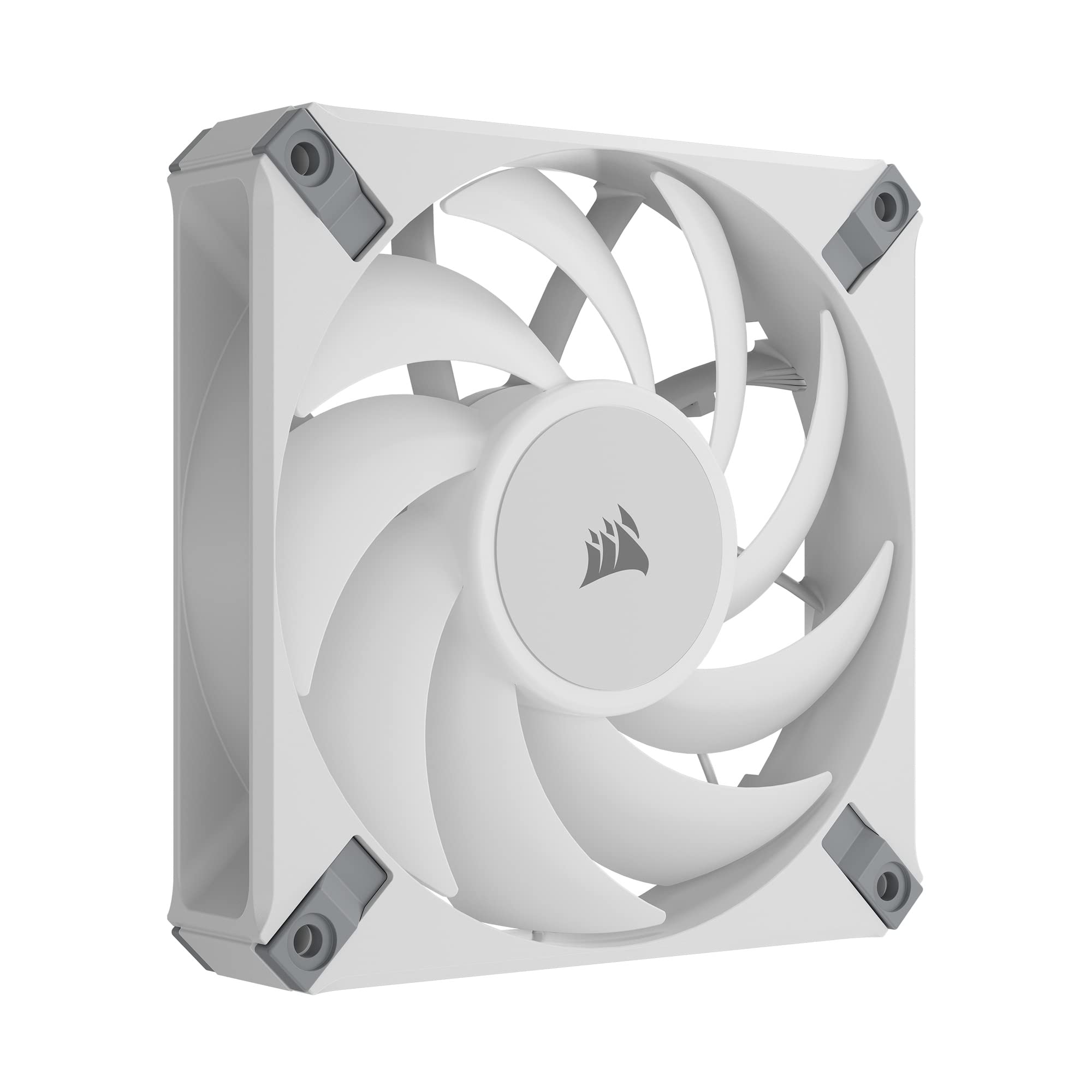 Corsair iCUE AF120 RGB Elite 120mm PWM Fan - Eight RGB LEDs - AirGuide Technology - Fluid Dynamic Bearing - Zero RPM Fan Mode - CORSAIR iCUE Software Compatible - White