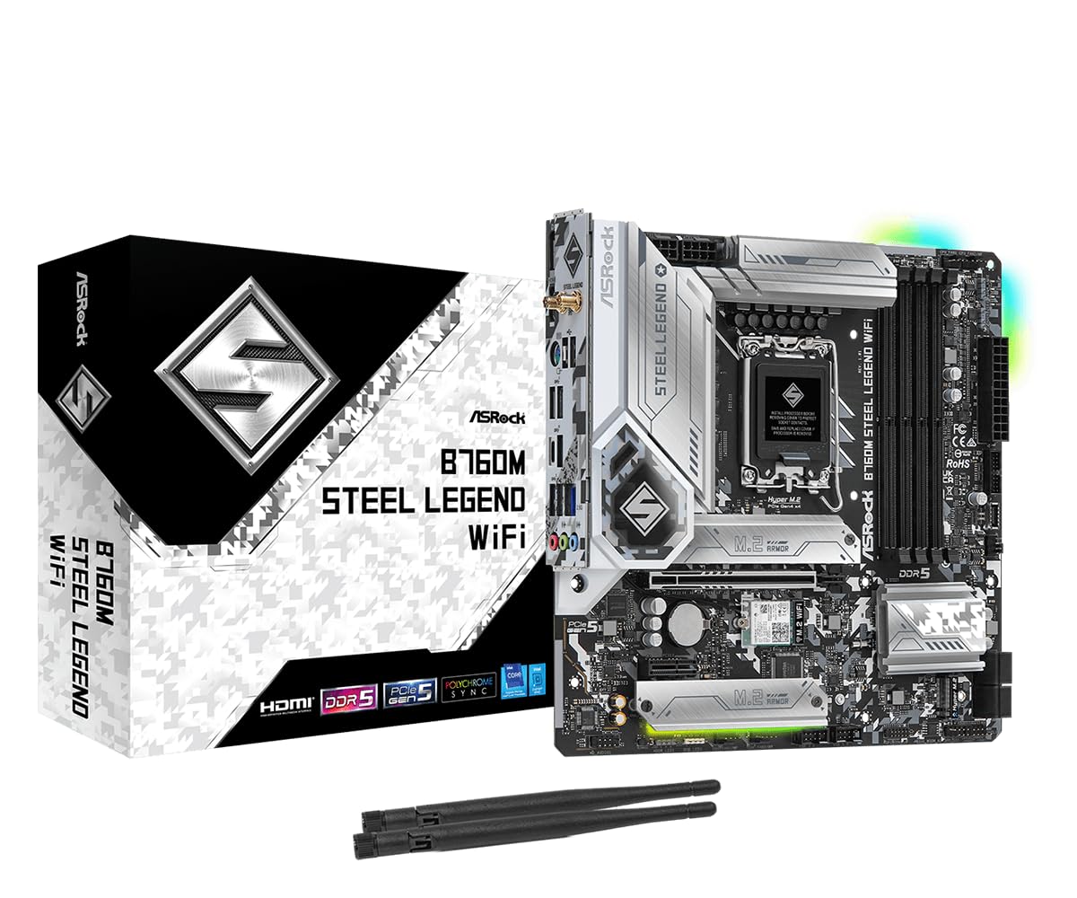 ASRock B760M Steel Legend WiFi Motherboard