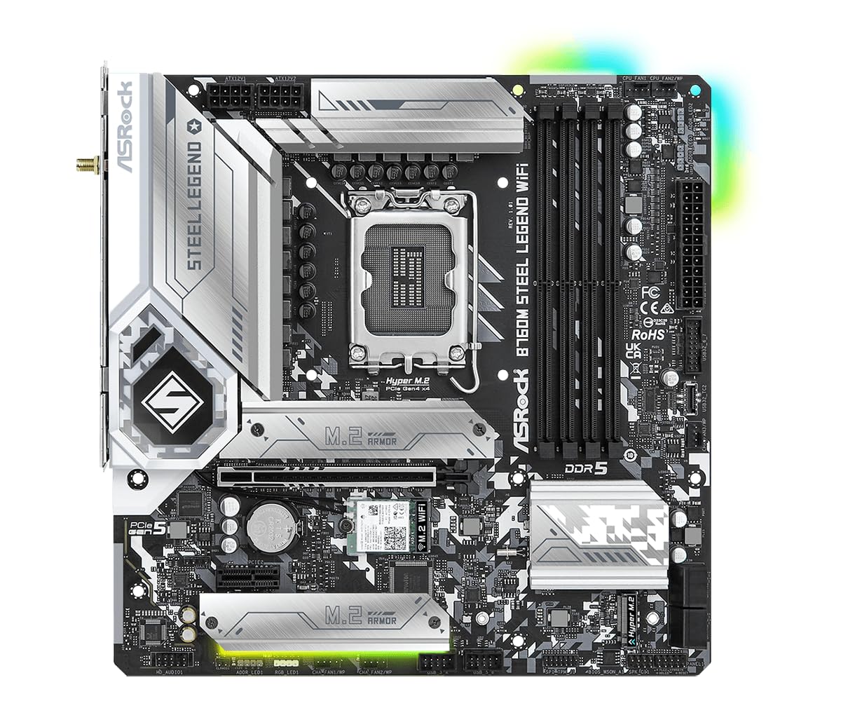 ASRock B760M Steel Legend WiFi Motherboard