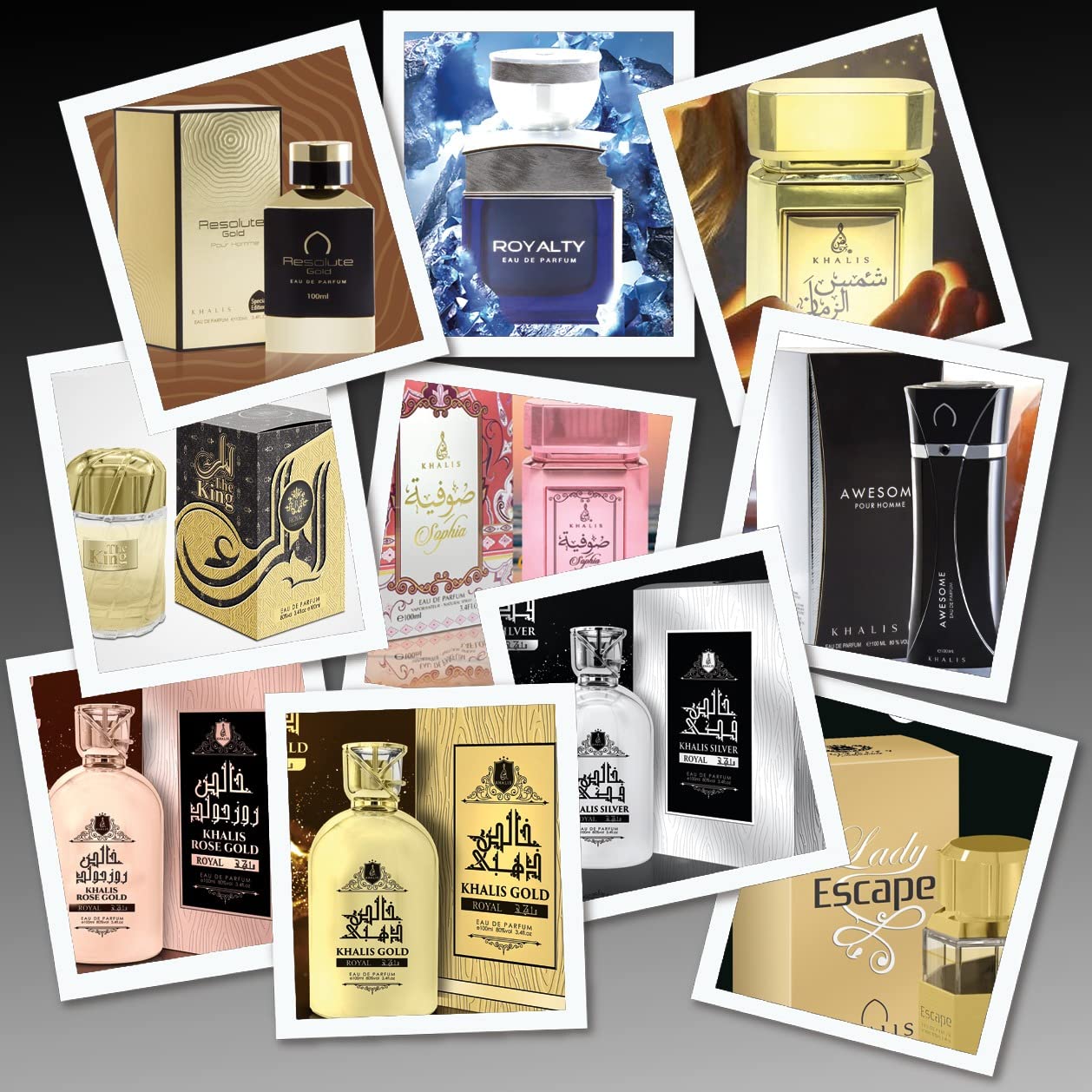 Maison d'Orient Men's Perfume Sampler Lot x 20 Sample Vials - Designer Fragrance Samples from the House of KHALIS Fragrances Dubai