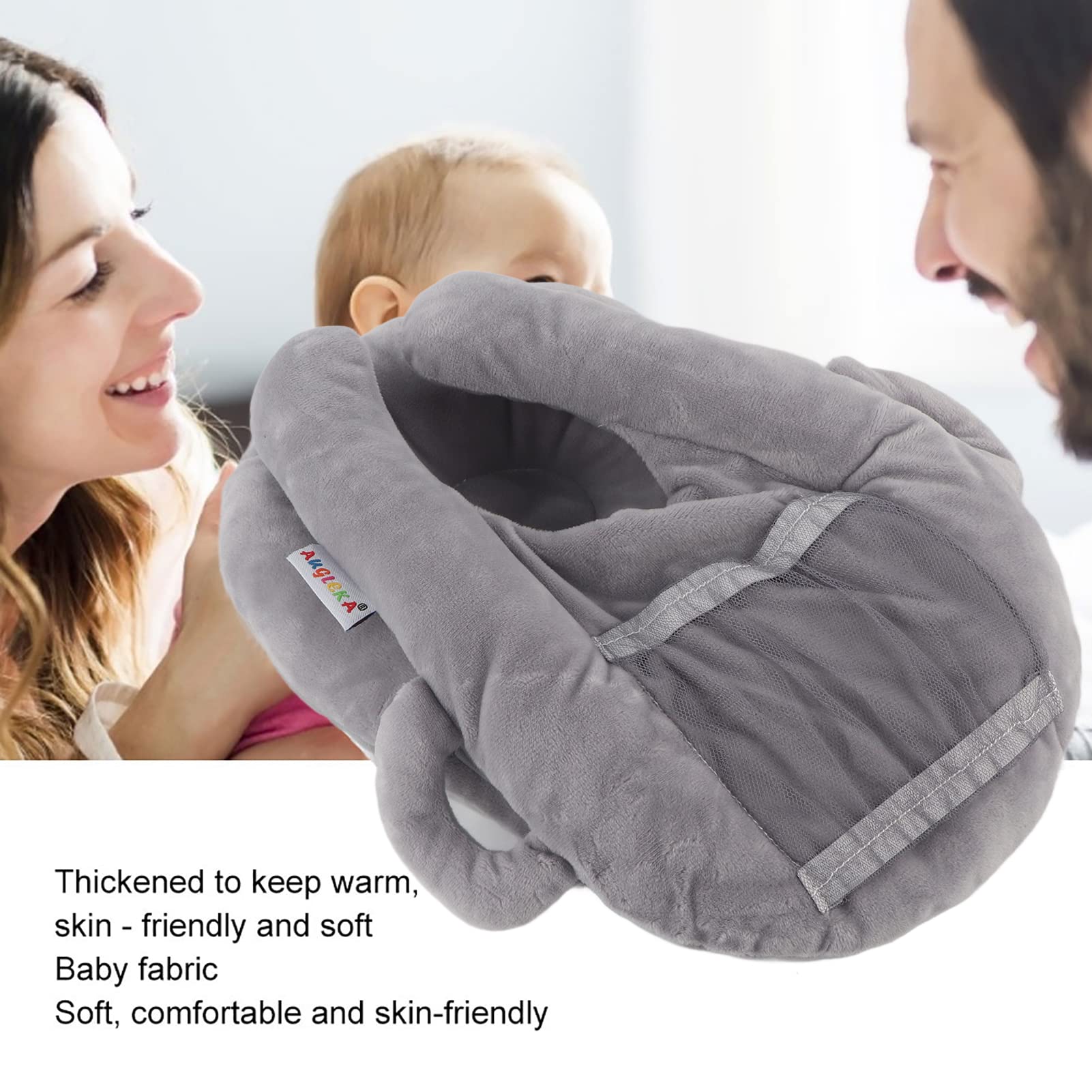 for Breastfeeding, Infant Baby Nursing Cushion Breastfeeding Pillow for Mom and Baby Multifunction Cute Cartoon Baby Pillow (gray)