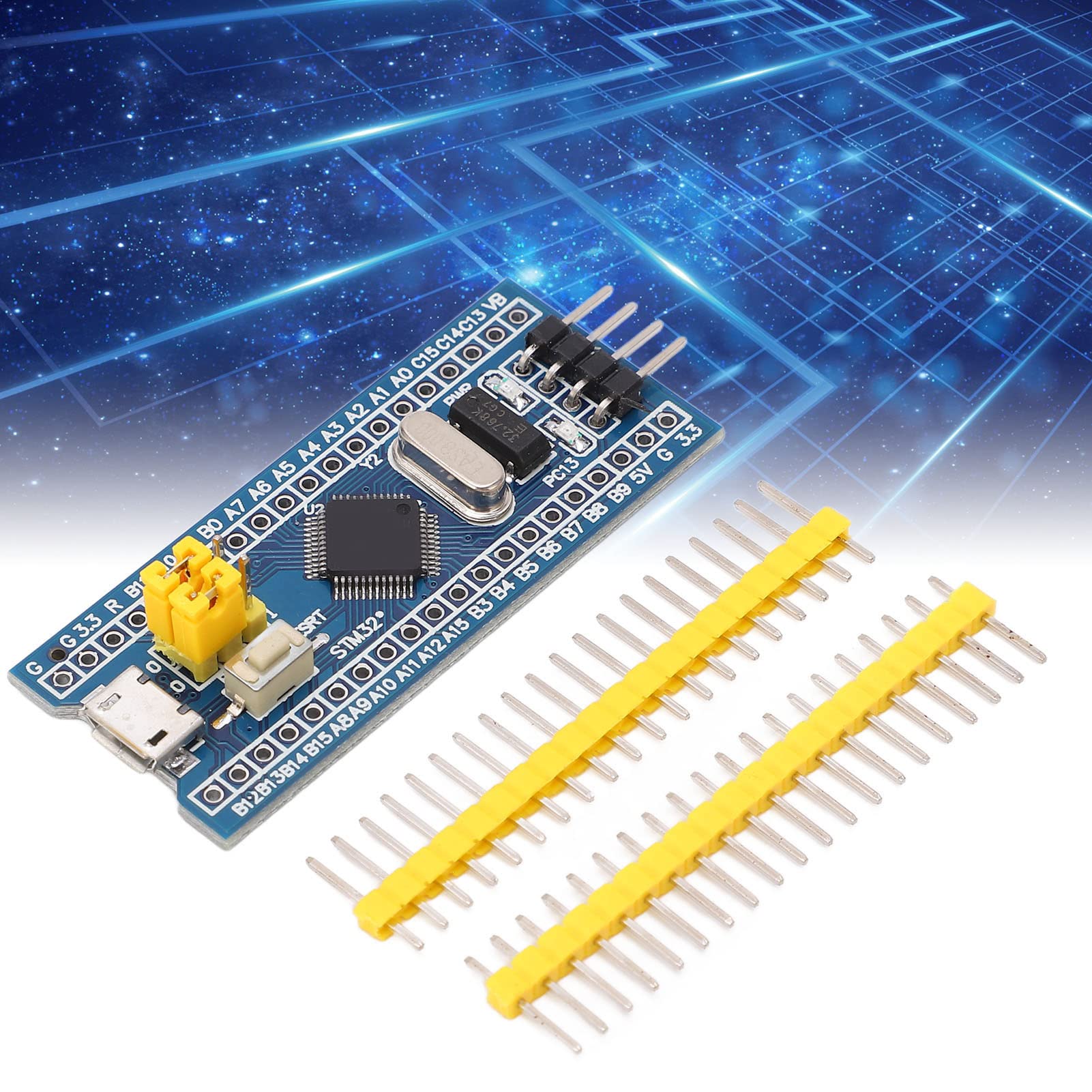 Core Board Module, 5PCS STM32F103C8T6 STM32 Minimum System Board Module 40 Pin Core Learning Module for, Single Board Computers