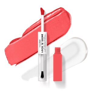 wet n wild megalast lock 'n' shine lip color + gloss lipstick shining hybiscus