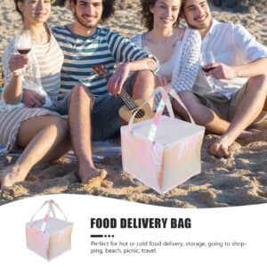 Luxshiny Insulation Bags Portable Grocery Bag Food Storage Bag Portable Food Bag Convenient Food Bag Grocery Bags Large Capacity Food Bag Multi-function Food Bag Food Warmer Grocery Bag