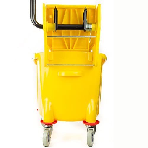 RK Safety RKMB Commercial Mop Bucket Combo-36QT -Yellow