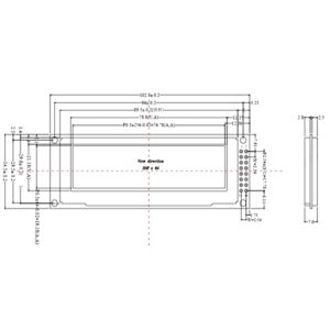 Screen Module Board, Wide View Angle Energy Saving Screen Module for Industrial(White)