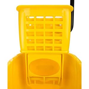 RK Safety RKMB Commercial Mop Bucket Combo-36QT -Yellow