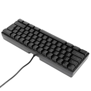 ejoyous gaming keyboard portable backlit 61 keys wired black usb pc keyboard for laptop work gaming